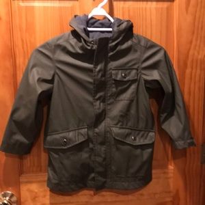 GAP Kids Jersey-Lined Rain Slicker Jacket / Raincoat